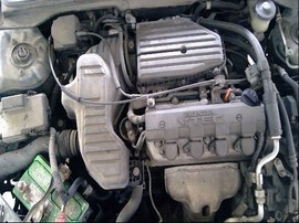2001 HONDA CIVIC, GREEN,EX,1.7L,VTEC,AT, A25087